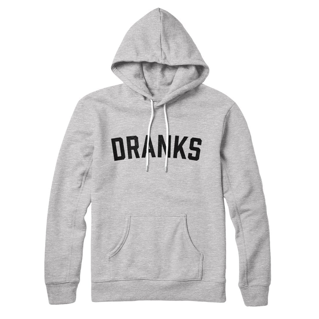 Dranks Unisex Pullover Hoodie - Cotton Polyester Loose Fit with Drawcords Kangaroo Pocket