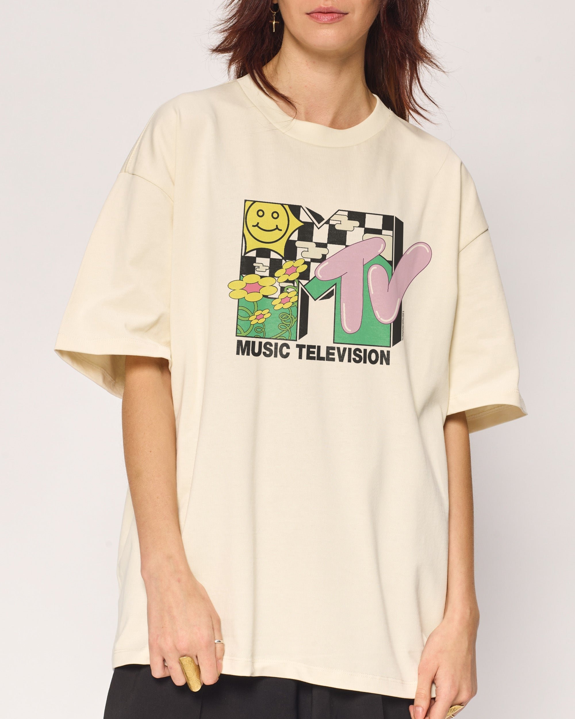 Garden MTV Logo Oversized Tee