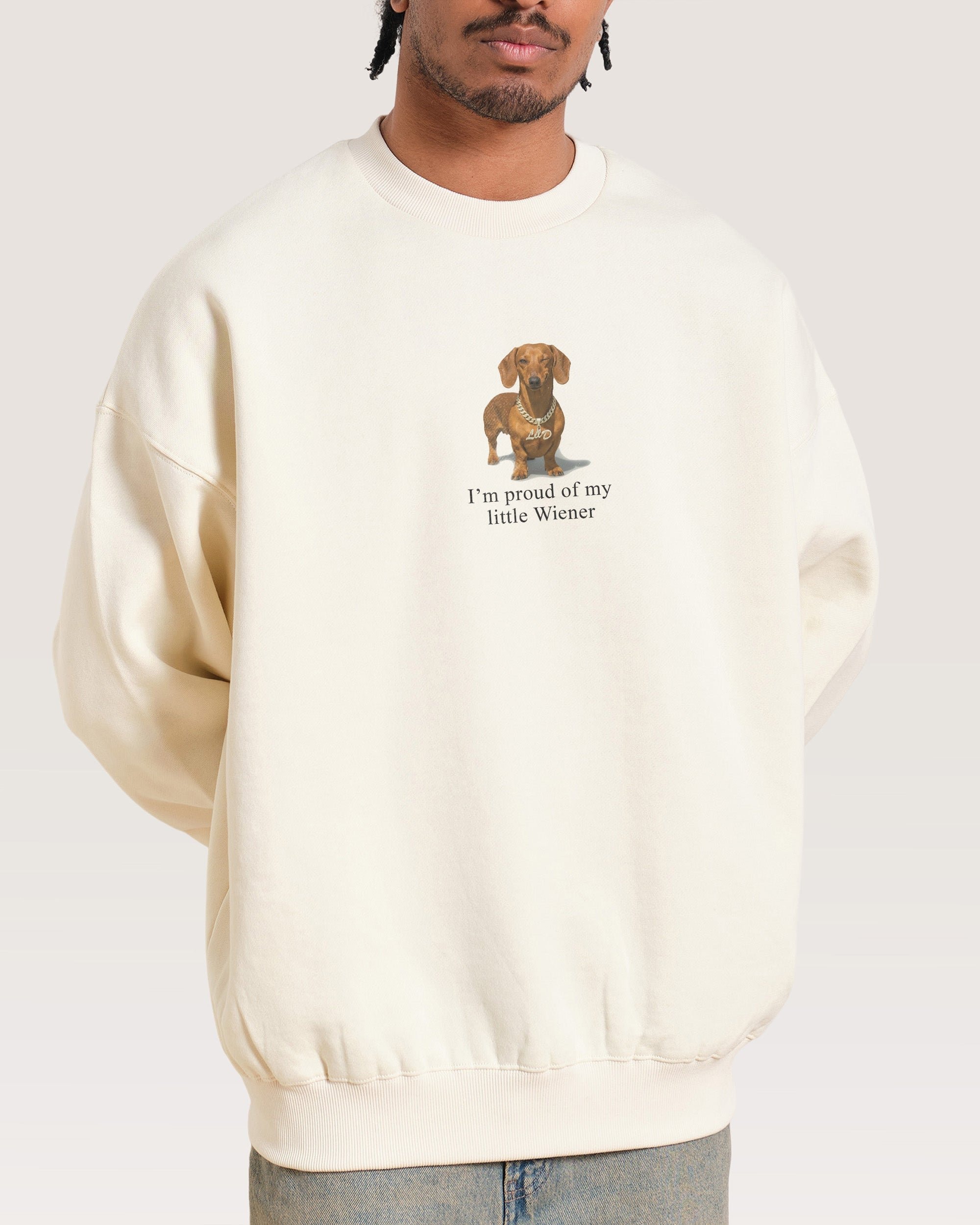 Little Wiener Unisex Graphic Sweatshirt - Premium 340gsm Cotton Poly Blend