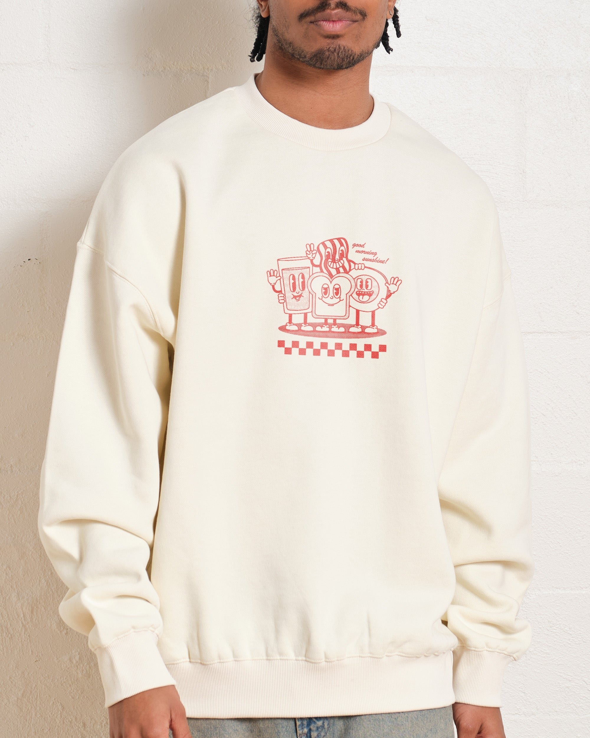 Breakfast Buddies Unisex Graphic Sweatshirt - 80% Cotton Premium 340gsm