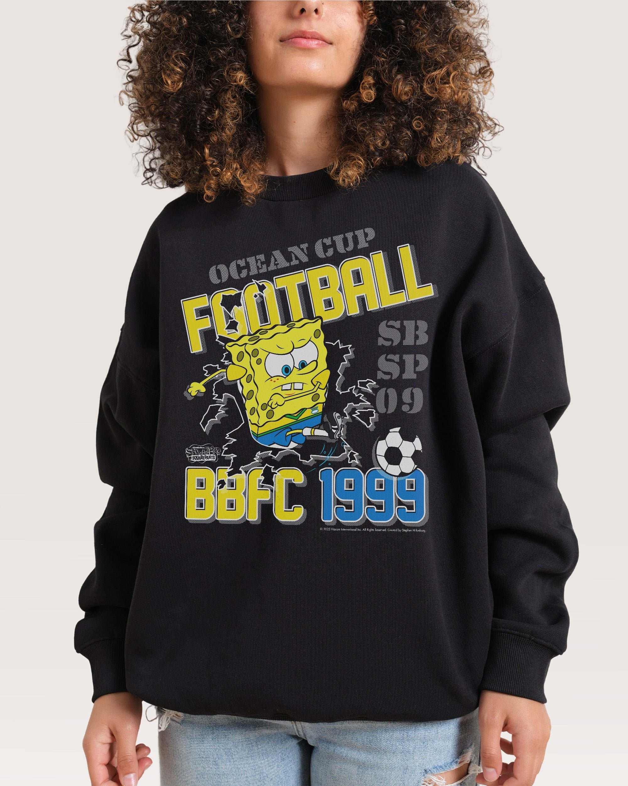 99 Champs SpongeBob Unisex Sweatshirt - Premium 340gsm Cotton Poly Blend