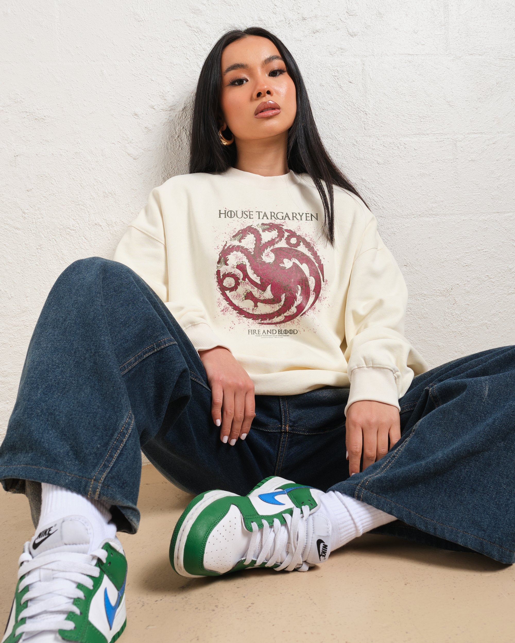Targaryen Sigil Game of Thrones Unisex Sweatshirt - Premium 340gsm Cotton Poly Blend