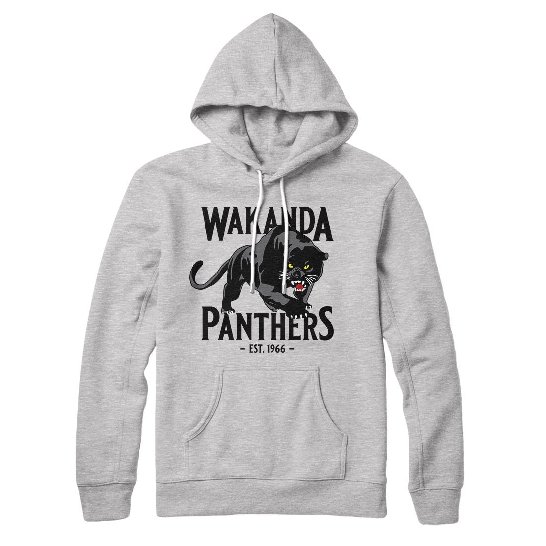 Wakanda Panthers Unisex Pullover Hoodie - Cotton Polyester Loose Fit